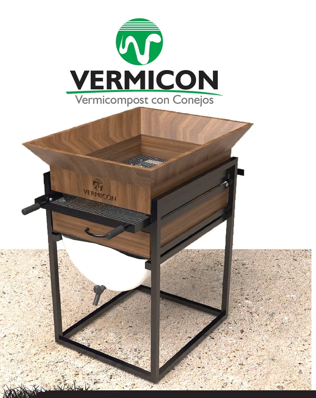 Vermicon render showing the product and its original identity.