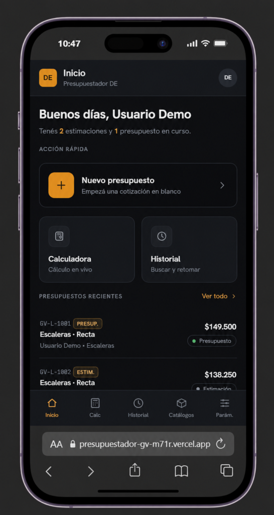 Restimator V1 on mobile, implemented, with anonymized data